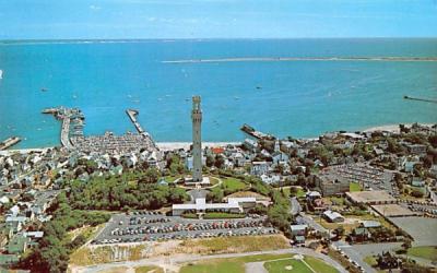 Aerial View of Provincetown Massachusetts Postcard