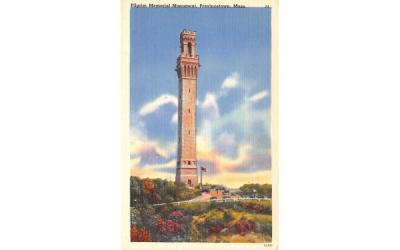 Pilgrim Memorial Monument Provincetown, Massachusetts Postcard