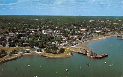 Aerial View Plymouth  Massachusetts Postcard