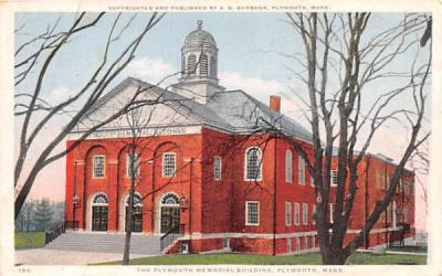 The Plymouth Memorial Building Massachusetts Postcard