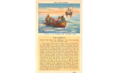 The Mayflower Plymouth, Massachusetts Postcard