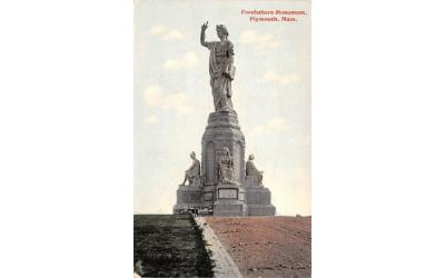 Forefathers Monument Plymouth, Massachusetts Postcard