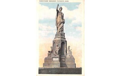 Forefathers Monument Plymouth, Massachusetts Postcard