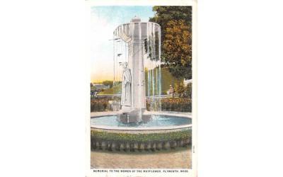 Memorial to the Women of the Mayflower Plymouth, Massachusetts Postcard