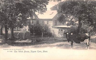The Witch House Pigeon Cove, Massachusetts Postcard