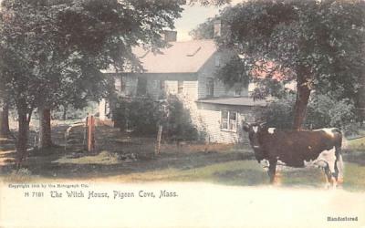 The Witch House Pigeon Cove, Massachusetts Postcard