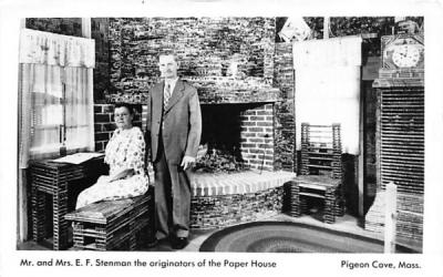 Mr. & Mrs. E. F. Stenman Pigeon Cove, Massachusetts Postcard