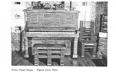 Piano Pigeon Cove, Massachusetts Postcard