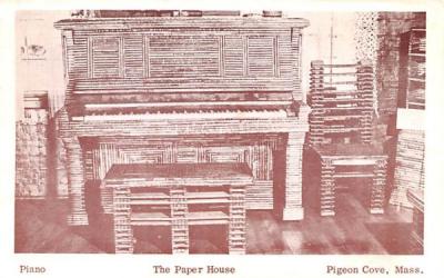 Piano  Pigeon Cove, Massachusetts Postcard