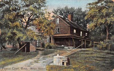 Witch House Pigeon Cove, Massachusetts Postcard