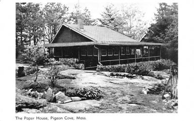 The Paper House Pigeon Cove, Massachusetts Postcard