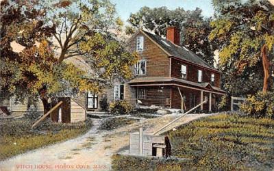 Witch House Pigeon Cove, Massachusetts Postcard
