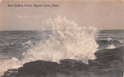 Surf Halibut Point Pigeon Cove, Massachusetts Postcard