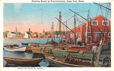 Fishin Boats  Provincetown, Massachusetts Postcard