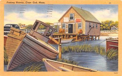 Fishing Shanty Provincetown, Massachusetts Postcard