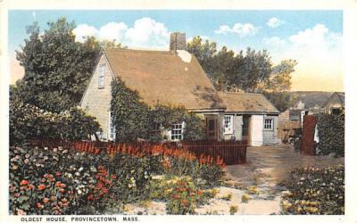 Oldest House Provincetown, Massachusetts Postcard