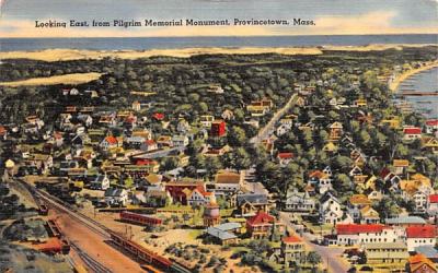 Looking East Provincetown, Massachusetts Postcard