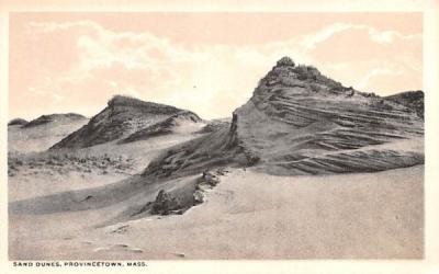 Sand Dunes Provincetown, Massachusetts Postcard