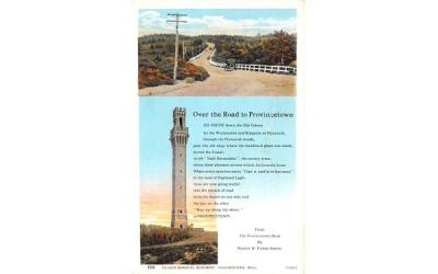 Over the Road to Provincetown Massachusetts Postcard