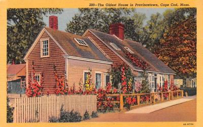 The Oldest House Provincetown, Massachusetts Postcard