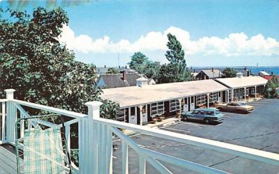 The Bradford House & Motel Provincetown, Massachusetts Postcard
