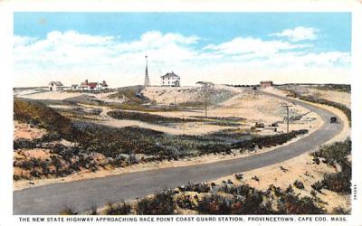 The New State Highway Provincetown, Massachusetts Postcard