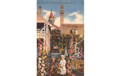 Hollyhock Lane Provincetown, Massachusetts Postcard