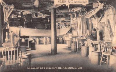 The Flagship Bar & Grill Provincetown, Massachusetts Postcard