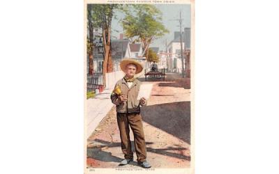 Provincetown Famous Town Crier Massachusetts Postcard