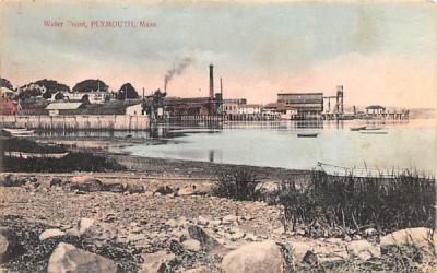 Water Front Plymouth, Massachusetts Postcard