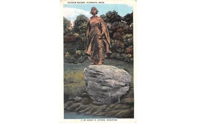 Pilgrim Maiden Plymouth, Massachusetts Postcard