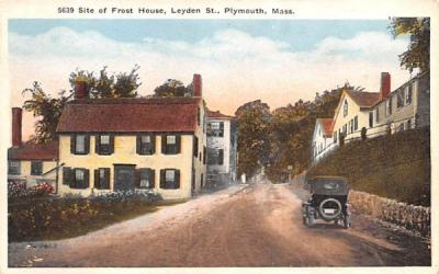 Site of Forest House Plymouth, Massachusetts Postcard