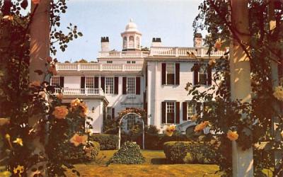 Headquarters of the National Society of Mayflower Descendants Plymouth, Massachusetts Postcard