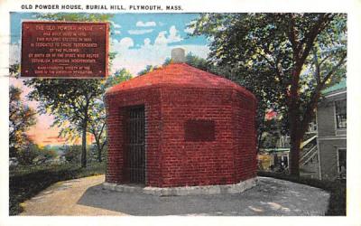 Old Powder House Plymouth, Massachusetts Postcard