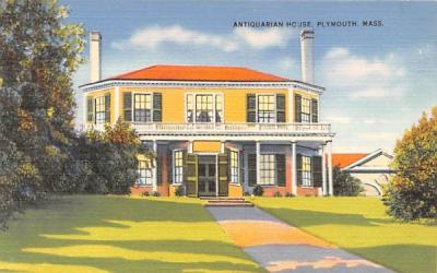Antiquarian House Plymouth, Massachusetts Postcard
