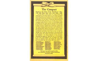The Compact Plymouth, Massachusetts Postcard