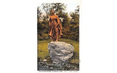 The Pilgrim Maiden Plymouth, Massachusetts Postcard