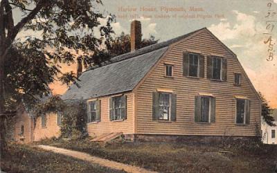 Harlow House  Plymouth, Massachusetts Postcard