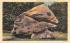 Balance Rock Pittsfield, Massachusetts Postcard
