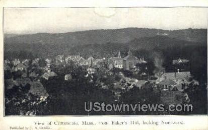 Baker's Hill - Cliftondale, Massachusetts MA Postcard