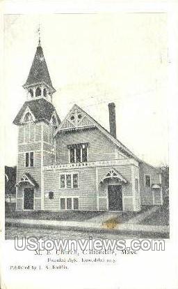 ME Church - Cliftondale, Massachusetts MA Postcard
