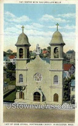 Lady of Good Voyage Church - Gloucester, Massachusetts MA Postcard