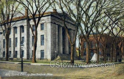 City Hall & Library - New Bedford, Massachusetts MA Postcard