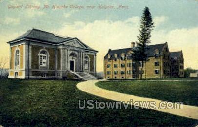 Gaylord Library, Mt Holyoke College - Massachusetts MA Postcard