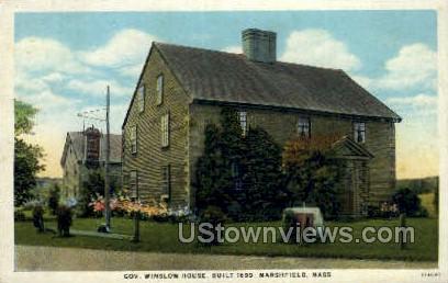 Gov Winslow House, 1699 - Marshfield, Massachusetts MA Postcard
