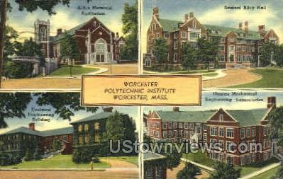 Worcester Polytechnic Institute - Massachusetts MA Postcard