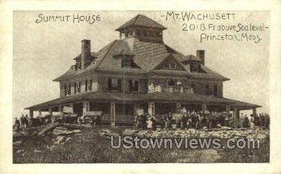 Summit House, Mt Wachusett - Princeton, Massachusetts MA Postcard