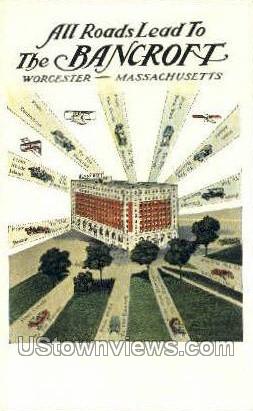 The Bancroft - Worcester, Massachusetts MA Postcard