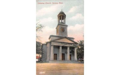 Unitarian Church Quincy, Massachusetts Postcard