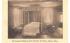 The Lafayette Bedroom  Quincy, Massachusetts Postcard